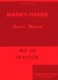 Massey Harris MH 50 Tractor Owners Manual 