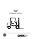 Clark repair service manual for OH-339 Clark C500 Forklift