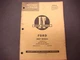 1959 I & T Shop Service Manual FO-12 Ford Models Major Diesel Power Major Diesel