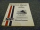 Massey Ferguson MF760 Combine Operator & Assembly Instruction Manual 17469413 xo