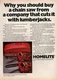 1974 Homelite XL & XL 2 Chainsaw Original Color Ad 