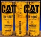 30oz CAT 1R-1807 Yellow Engine Lube Filter Oil Distressed Cup Mug Tumbler