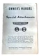 Operator's manual for International Harvester Special Attachments T-14 and TD14