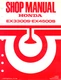 OEM Genuine Honda Dealer/Owner's Service/Repair Manual EX3300S EX4500S Generator