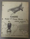 CASE Model "J" Forage Blower (tractor attachment) Parts Catalog No. B261 9/1949