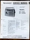 Sharp GF-1800 GF-1800A Radio / Boombox  Service Manual *Original*