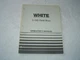1977 White field boss 2-180 tractor operator's manual