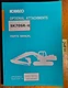 Kobelco SK70SR-1E S/N YT02-04001- Excavator Breaker Nibbler Extra Parts Manual
