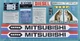 1980's Satoh Beaver III S373D Mitsubishi tractor reproduction decal set