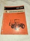 Original Allis Chalmers 4W-220 Operators Manual