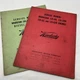 Waukesha Service Manuals Lot of 2 F-1646 Diesel F-1654 135 Engines Vintage Manu