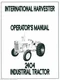 International Harvester Farmall 2404 Operators Manual