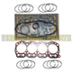 Full Gasket Kit for Mitsubishi S4E2 Engine BD2G-2B5 Crawler Tractor