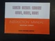 VTG Original Isuzu Motor Limited Diesel Engine 6BD1 6BG1 6BB1 Instruction Manual