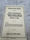 TracTracTor Tractor Model T-20 Instruction Book International Harvester
