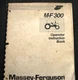 MASSEY FERGUSON MF-300 Tractor Owner Operator Operation Manual maintenance guide