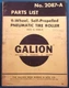 GALION 9-WHEEL SELF PROPELLED PNEUMATIC TIRE ROLLER PARTS MANUAL BOOK CATALOG