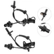2PC ABS Wheel Speed Sensor Front Left for Honda CR-Z Fit Insight 57450-TF0-003