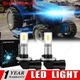 2 8000K LED light bulbs for New Holland Tractor TM140, TM155, TL100A,TL70 12V US