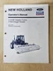 New Holland 1116-H Auger Header Operator's Manual, 12/1993, 1116-BF Adapter...