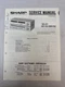 Vintage Sharp Service Manual Model Number SA-25 (ST-25 / SM-25)
