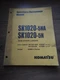 Komatsu SK1020-5NA -5N Skidsteer Loader Operator's Manual 