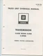 1973 GM TRUCK UNIT "TRANSMISSION" OVERHAUL MANUAL (27 PAGES, CLARK MODEL CL408)