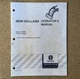 New Holland Series 620TL Farm Loader Serial #Y6WS00001 & Up Operator's Manual