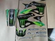 TEAM  KAWASAKI GRAPHICS KX125 KX250  1999 2000 2001 2002