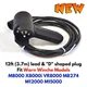 Truck Winch Remote Controller 12' Cable for Warn M/X/VR 8000 M8274 M12000 M15000