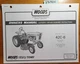 Woods 42C-6 Rotary Mower for IH Cub Owner's Operator's Manual & Parts List 7/87