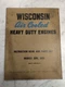 WISCONSIN ENGINES INSTRUCTION BOOK MANUALPARTS LIST CATALOG ABN AKN MM253 B