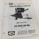 Genuine Art's Way Model 325-B 425-B Portable Feed Mixer and Mill Parts List