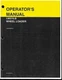 NEW HOLLAND LW270.B WHEEL LOADER  OPERATORS MANUAL