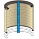 2445R174R200 Arm Cylinder Seal Kit Fits Kobelco SK200 III
