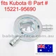 for Kubota Diesel Fuel Injector Joint Eye M4950-S, M4950DT M4950DT-S, GL-4500(S)