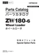 Hitachi ZW180-6 Spec Option Parts Wheel Loader Parts Catalog Manual SN 010001-up