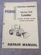 Ford 745 Loader Repair Manual, SE-3743