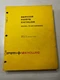 New Holland TR-95 Combine Service Parts Catalog, Issue 9-84