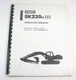 Kobelco SK220LC III Excavator Operators Operation Maintenance Manual Book