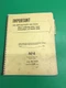 Warner & Swasey No.4 Ram Type Turrent Lathes M-1420 Service & Instruction