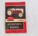Original 1952 Ford Tractor Model 8N Operator's Manual  3729-52-C