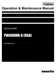 Komatsu PW400MH-6 USA Excavator Operators Maintenance Manual SN A84210-up