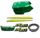 New Upper & Lower Hood/Bumper/Foam Isolator/LH&RH Stickers Fits John Deere LX255