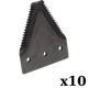 Sickle Pack of 10 231-271 fits Case IH 820 1200 1300 1100 1010 1020