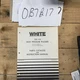 White WM518  WM 518 High Pressure Washer Parts & Instruction Manual