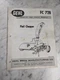 GEHL OPERATOR SERVICE MANUAL PARTS LIST BOOK FLAIL CHOPPER FC 72B 2204A