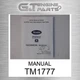 TM1777 MANUAL fits JOHN DEERE (Surplus Open Box)