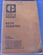 CAT CATERPILLAR 637D SCRAPER PARTS BOOK MANUAL S/N 20W 21W 22W 23W