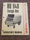 Gehl Company BU 940 Forage Box Operator's Manual 